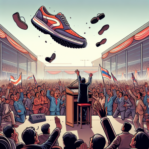 Read more about the article Shoe thrown at Kenya’s President Ruto during rally
